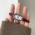 Classic Red Oval Genuine Leather Wristwatch