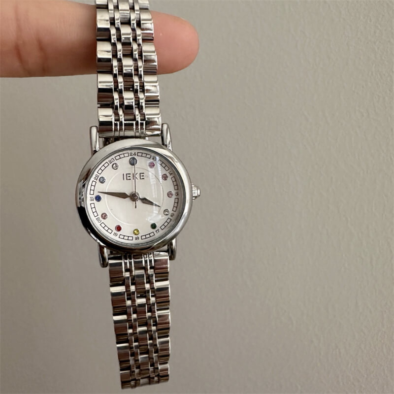 Vintage Style Gold/Silver Round Face Bracelet Watch
