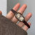 Classic Brown Oval Genuine Leather Wristwatch