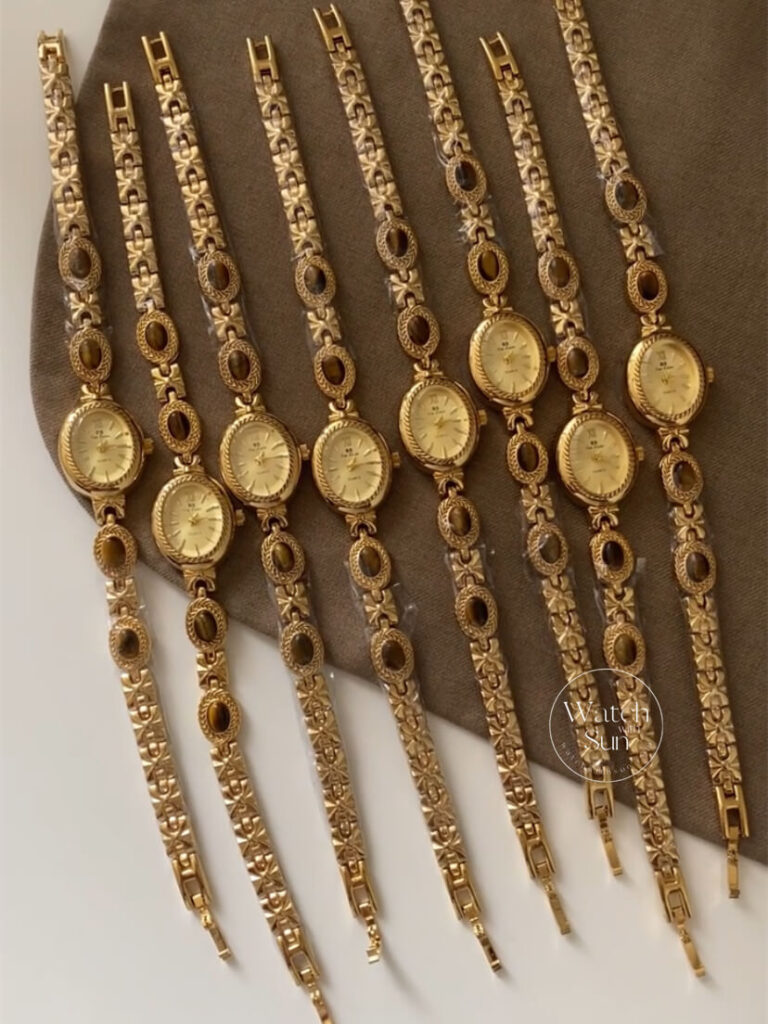 a natural cat’s eye stone watch