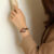 Classic Brown Round Stainless Steel Bracelet Watch