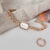 Minimalist Style Gold/Silver Oval Stainless Steel Ladies Watch