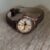 Vintage Style Round Face Brown Leather Watch