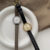 Round Face Leather Ladies Watch
