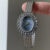 Vintage Style Silver-Blue Oval Face Bracelet Watch