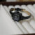 Classic Square Face Black Leather Watch