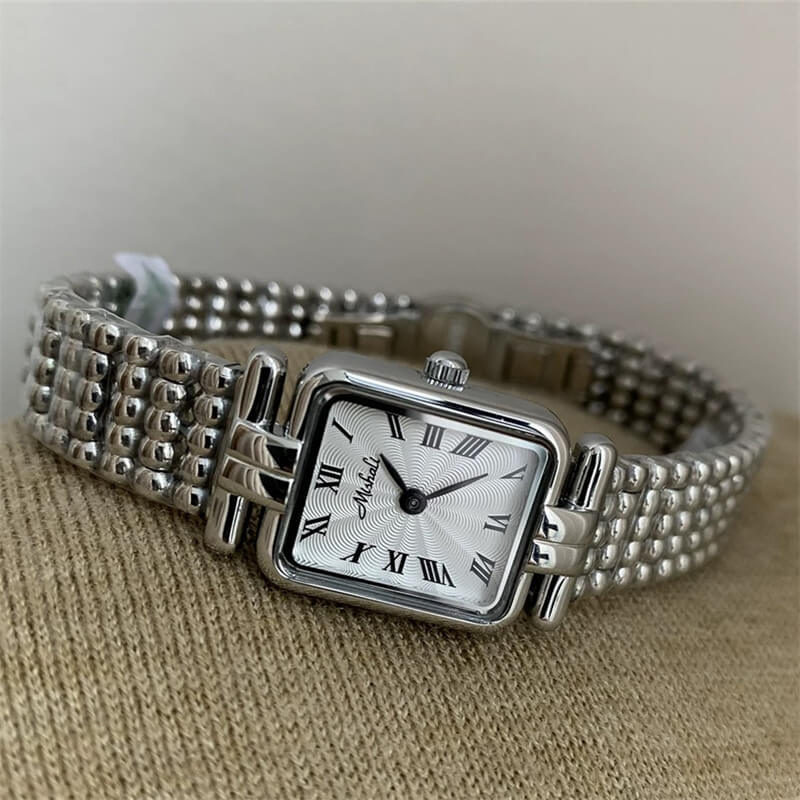 Rectangle Face Dainty Bracelet Watch