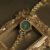 Vintage Style Emerald Green Bracelet Ladies Watch