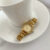 Vintage Style Round Face Golden Bracelet Watch