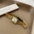 Minimalist Style Square Face Golden Bracelet Watch