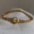 Vintage Style Gold Small Octagon Face Women's Watch