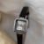 Classic Gold/Silver Square Small Dial Watch for Women