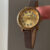 Vintage Style Gold Round Face Watch For Ladies