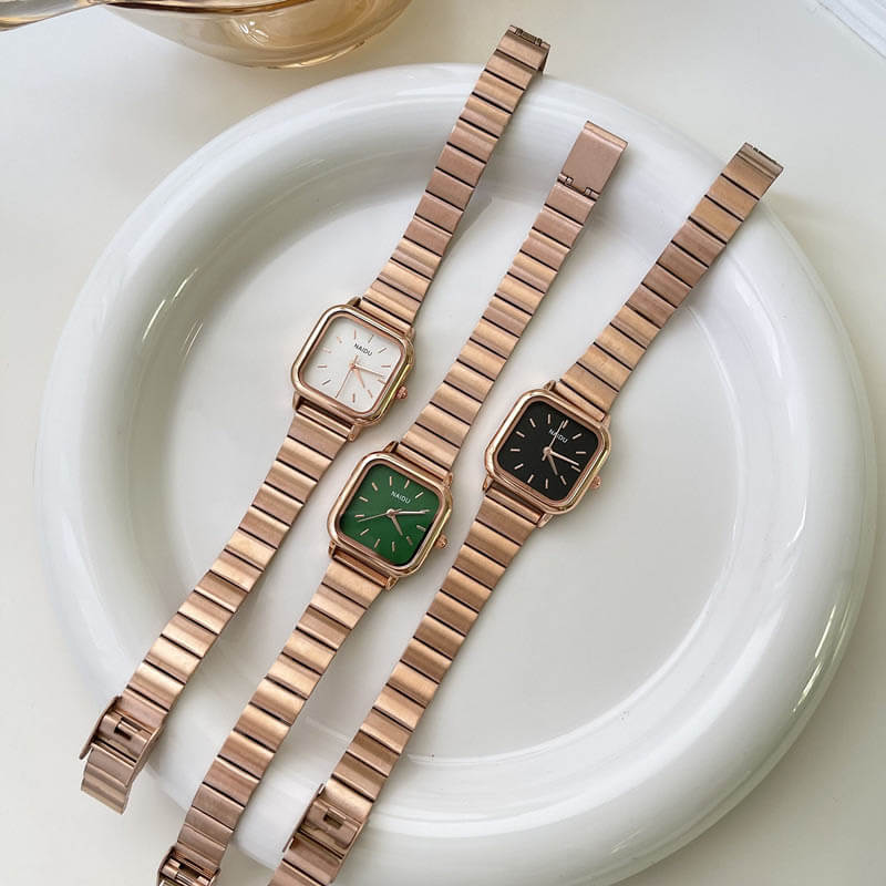 classic square watch