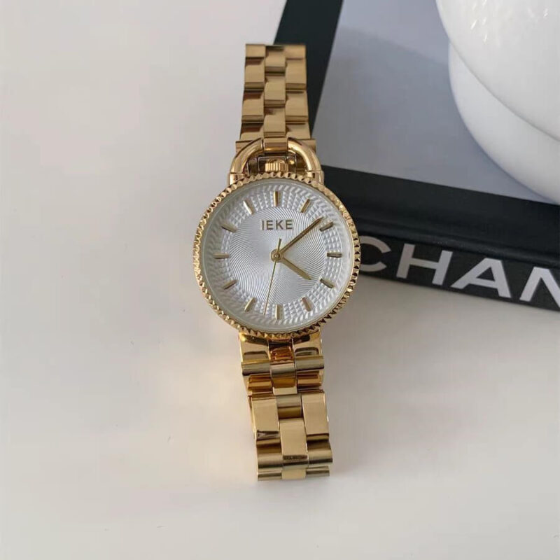 Dainty Silver/Gold Round Face Stainless Steel Watch
