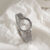 Minimalist Style Silver Round Mesh Strap Quartz Watch