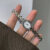 Irregular small face bracelet watch