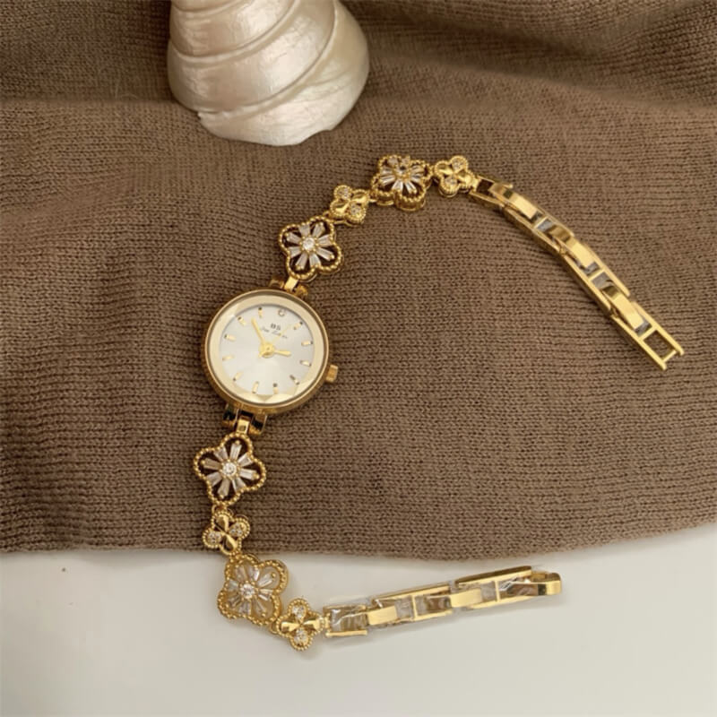 Dainty Gold/Silver Small Round Women’s Watch