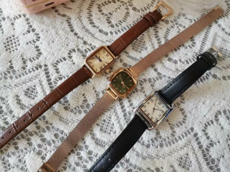 Various styles of women's watches