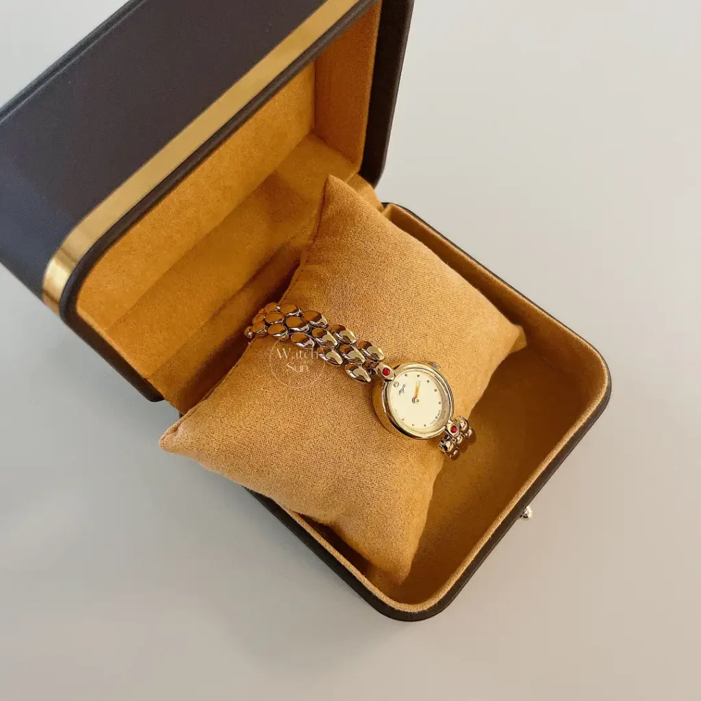 Minimalist Brown Leather Watch Gift Box