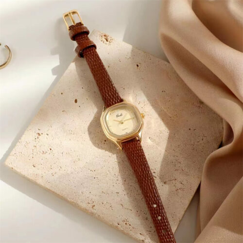 Brown Gold Plate Watch