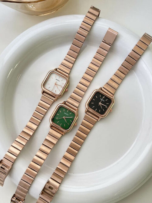 Classic women square watches