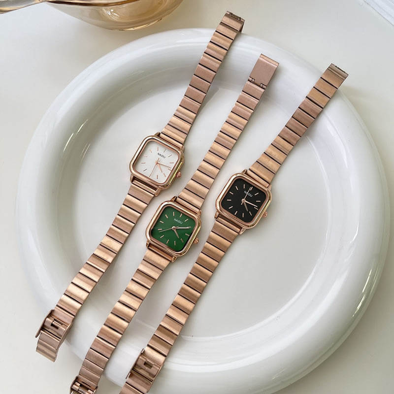 Classic women square watches