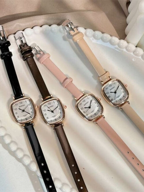 White oval face women watches