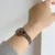 Vintage Style Small Round Face Genuine Leather Watch for Women