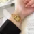 Chic Style Black Square Face Stainless Steel Ladies Watch