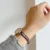 Dainty Black Square Women's Leather Watch