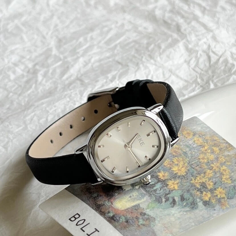white oval watch