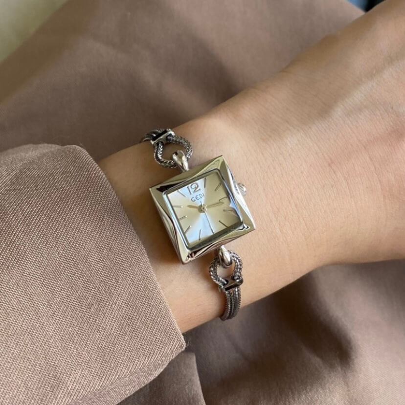 elegant square watch