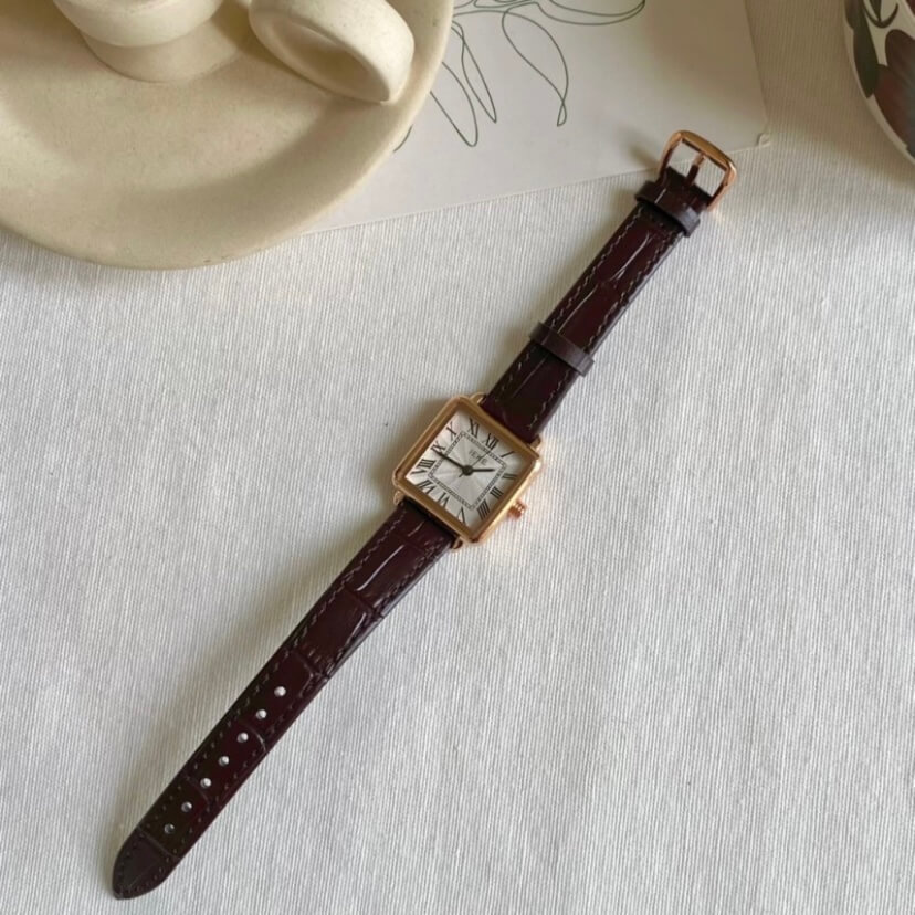 elegant square watch