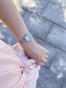 Dainty Gold Polygon Stainless Steel Bracelet Watch