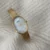 Classic Gold/Silver Oval Disc Bracelet Ladies Watch