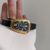 Vintage Style Brown/Black Snake Head Shape Leather Watch