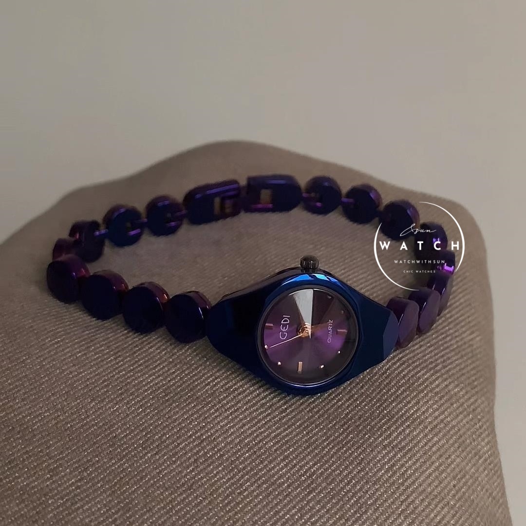 Minimalist Style Gold/Silver Round Stainless Steel Watch