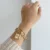 Women's Dainty Gold Rectangle Stainless Steel Chain Watch