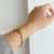 Chic Style Gold Round Stainless Steel Chain Watch for Women