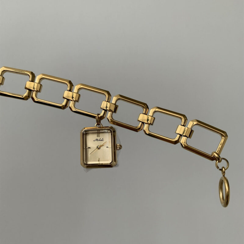Square bracelet watch