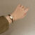 Minimalist Style Black/Brown Small Face Leather Watch