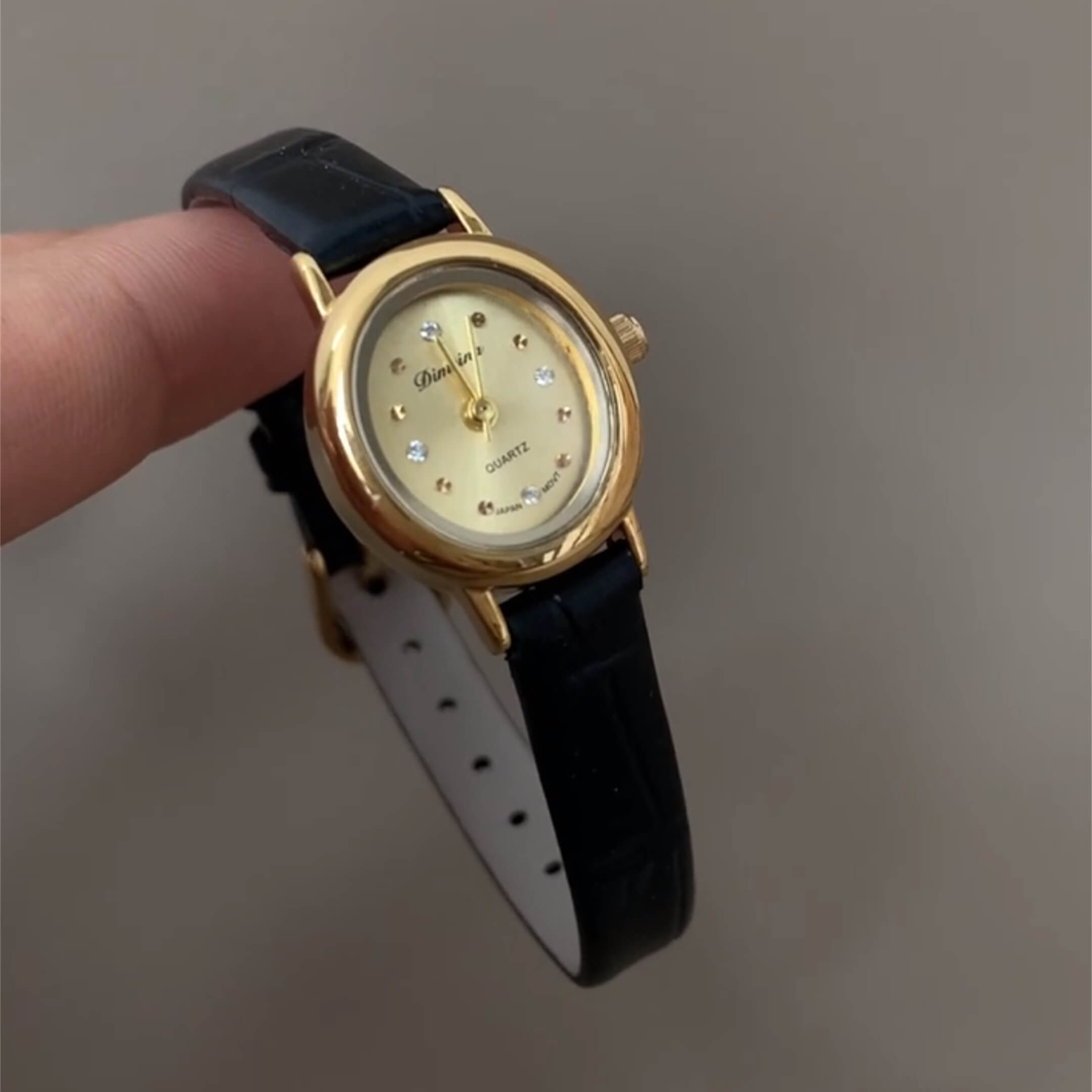 ladies small gold watch
