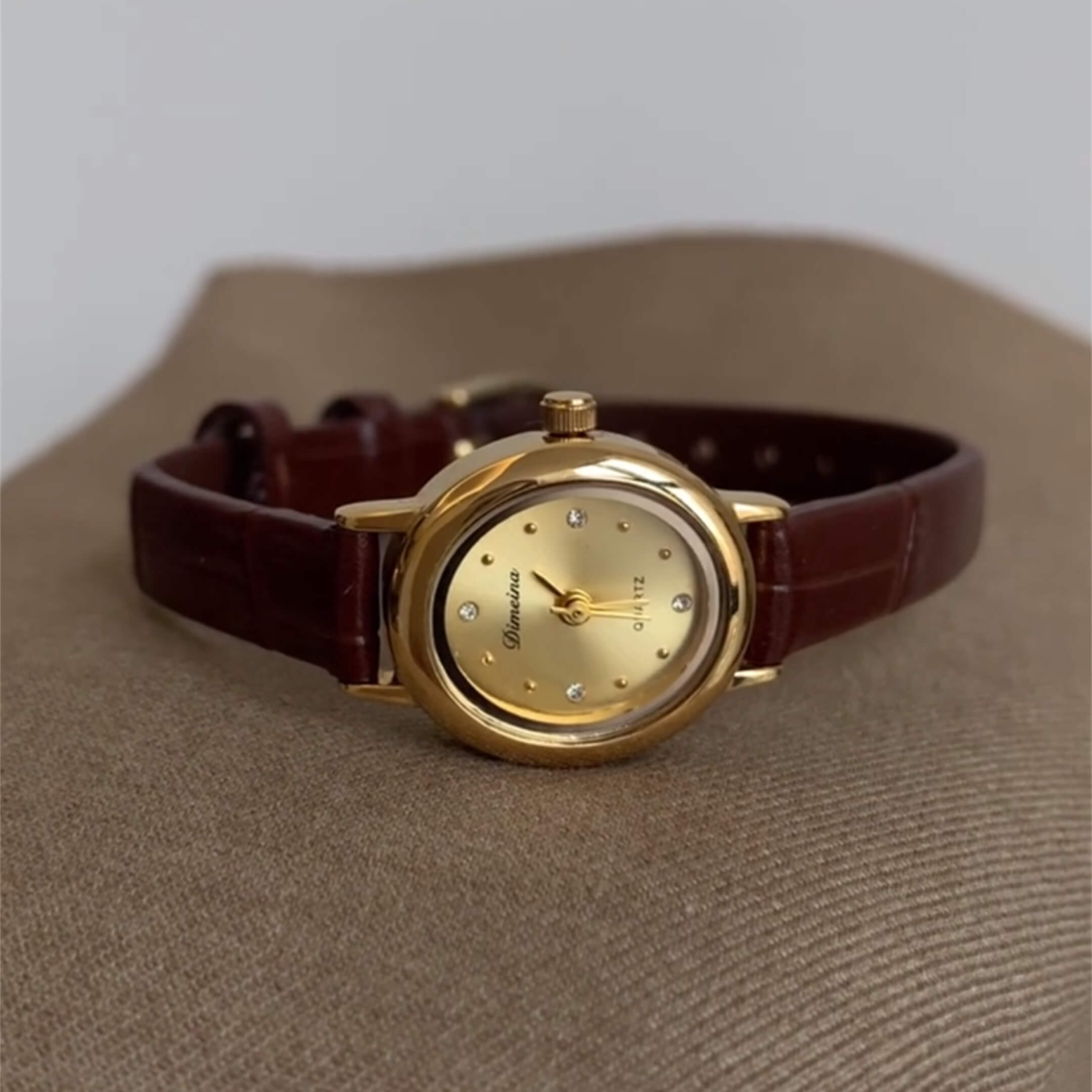 ladies small gold watch