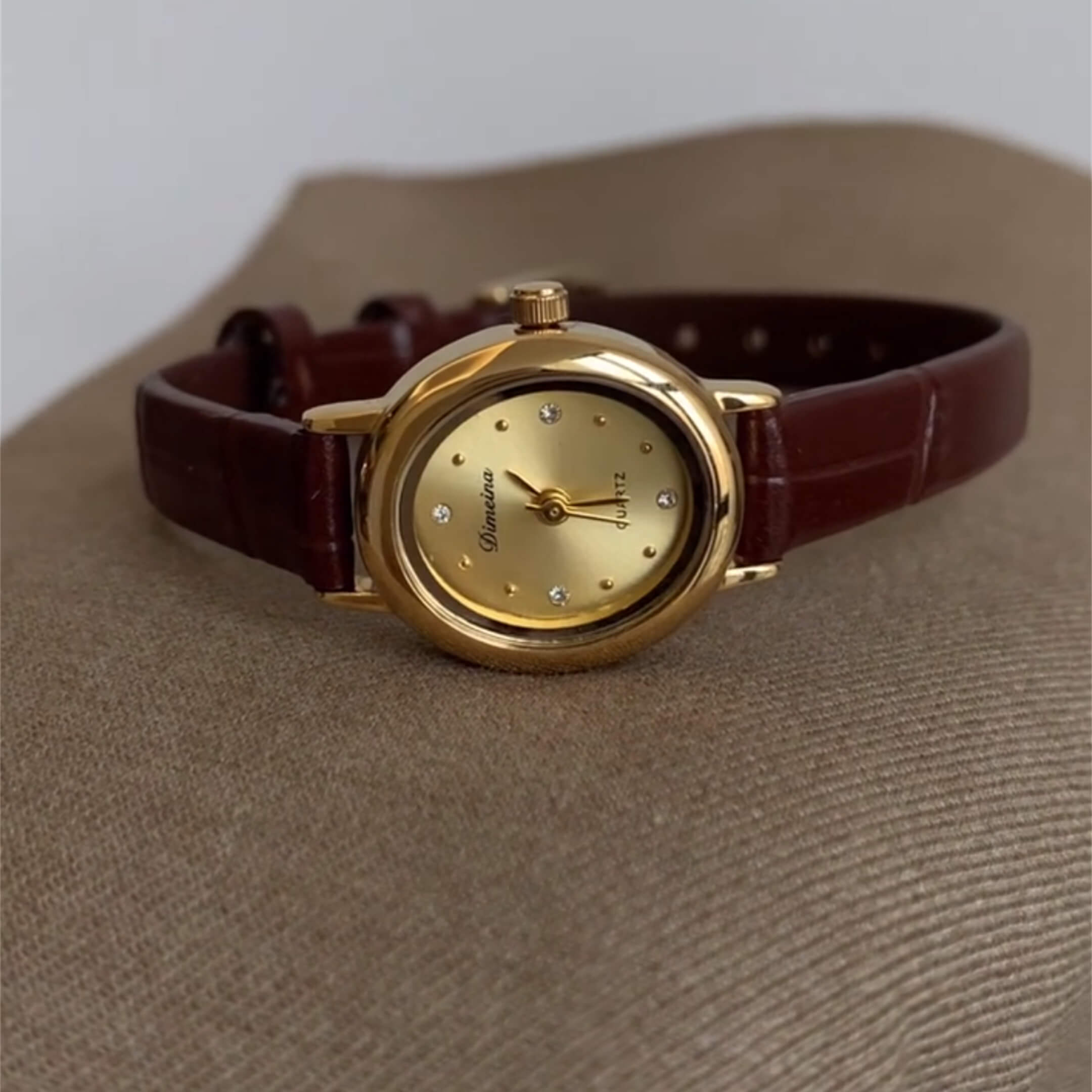 ladies small gold watch