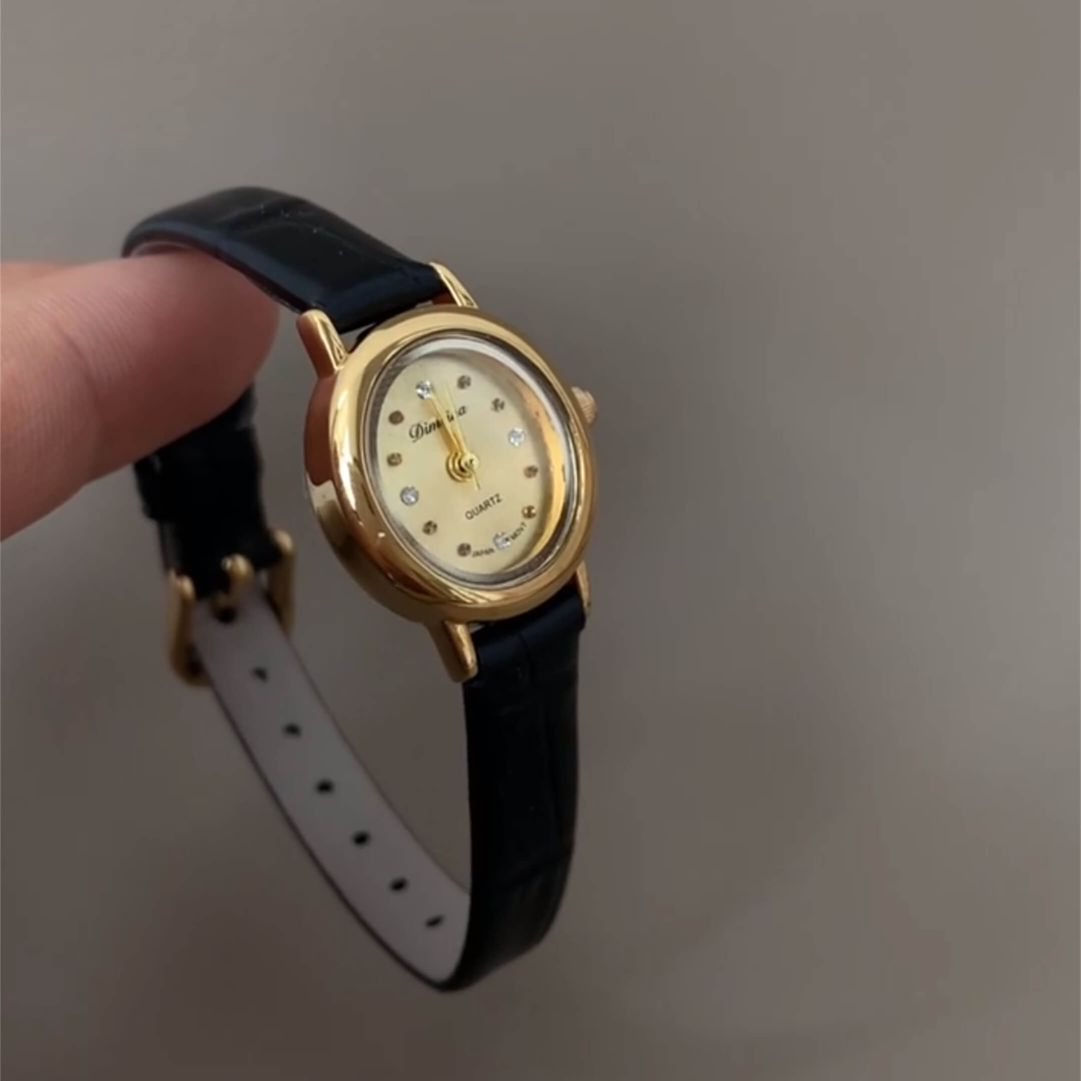 ladies small gold watch