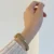 Womens Vintage Gold/Silver Small Face Mesh Watch
