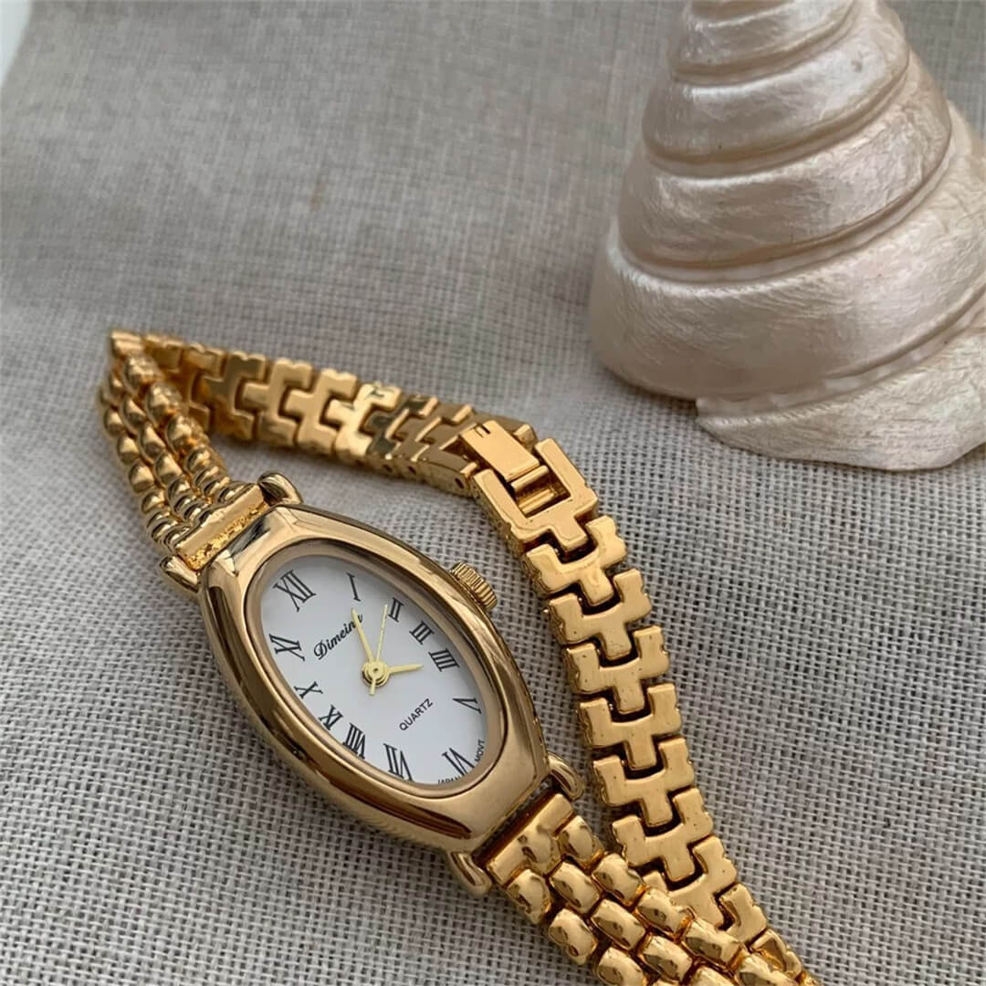 Dainty Gold Bracelet Watch