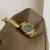 Square Face Dainty Golden Bracelet Watch
