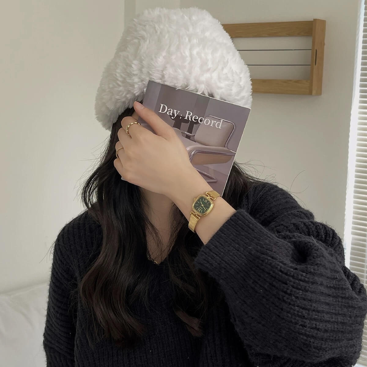 Minimalist Style Square Face Ladies Bracelet Watch